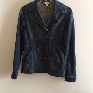Cabi Double Breasted Jean Jacket